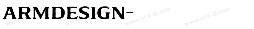 ArmDesign字体转换
