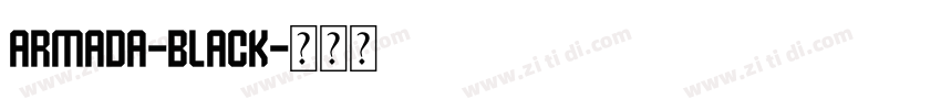 Armada-Black字体转换