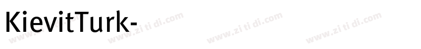 KievitTurk字体转换