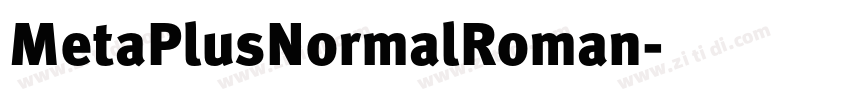 MetaPlusNormalRoman字体转换