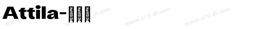 Attila字体转换