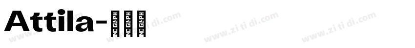 Attila字体转换