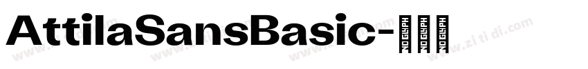 AttilaSansBasic字体转换 AttilaSansBasic字体转换