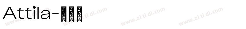 Attila字体转换