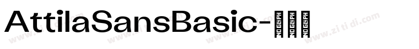 AttilaSansBasic字体转换 AttilaSansBasic字体转换