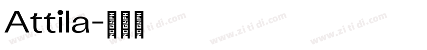 Attila字体转换