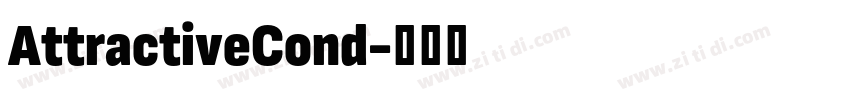 AttractiveCond字体转换 AttractiveCond字体转换