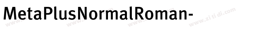 MetaPlusNormalRoman字体转换