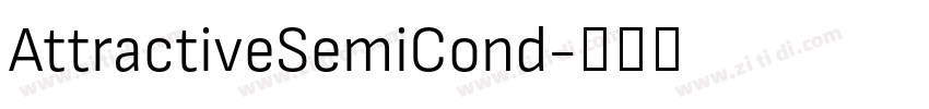 AttractiveSemiCond字体转换