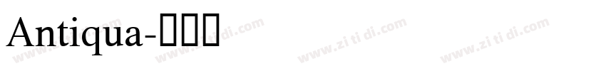 Antiqua字体转换