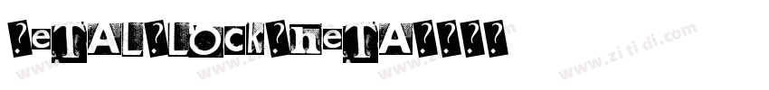 MetalBlockTheta字体转换
