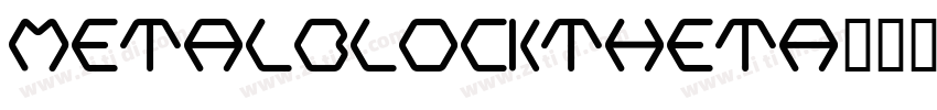 MetalBlockTheta字体转换