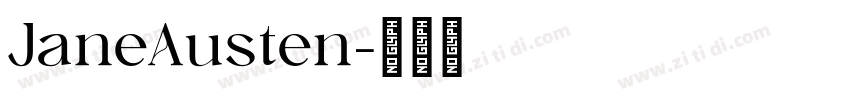 JaneAusten字体转换