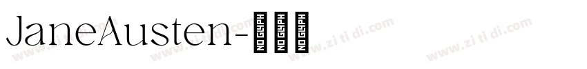 JaneAusten字体转换