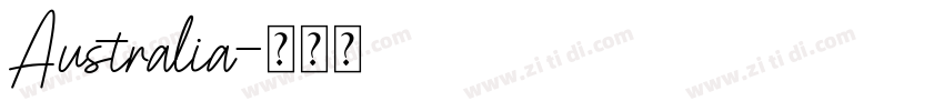 Australia字体转换