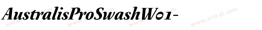 AustralisProSwashW01字体转换 AustralisProSwashW01字体转换