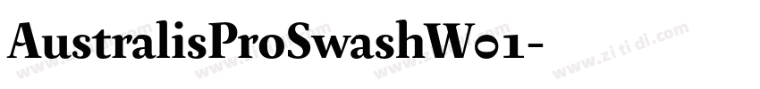 AustralisProSwashW01字体转换 AustralisProSwashW01字体转换