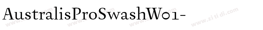AustralisProSwashW01字体转换 AustralisProSwashW01字体转换