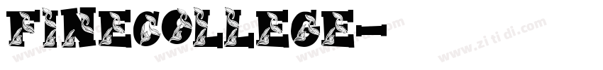 FineCollege字体转换