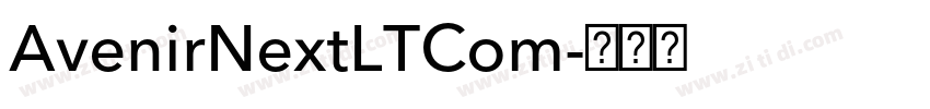 AvenirNextLTCom字体转换