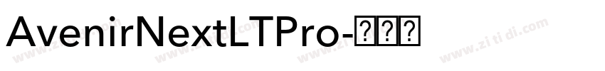 AvenirNextLTPro字体转换