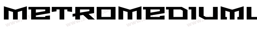 MetroMediumLT字体转换