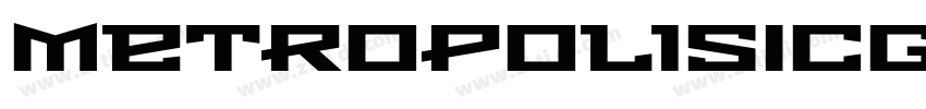 MetropolisICG字体转换