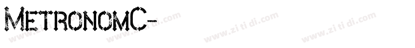 MetronomC字体转换