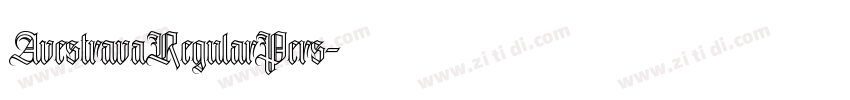 AvestravaRegularPers字体转换 AvestravaRegularPers字体转换