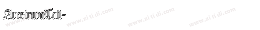 AvestravaTatt字体转换