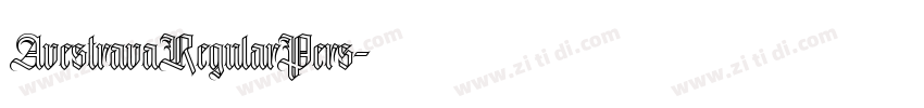 AvestravaRegularPers字体转换 AvestravaRegularPers字体转换