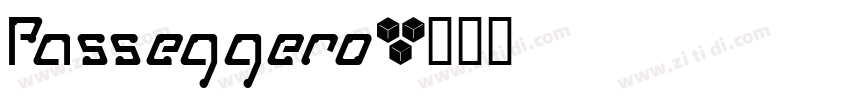 Passeggero字体转换