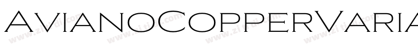 AvianoCopperVariable字体转换