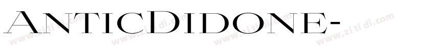 AnticDidone字体转换 AnticDidone字体转换