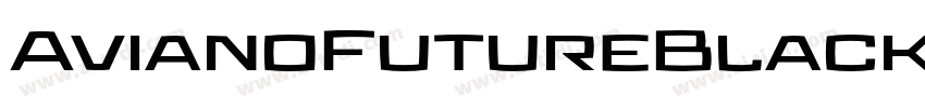 AvianoFutureBlackFas字体转换
