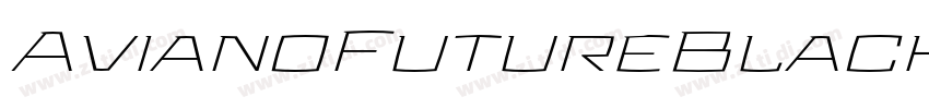 AvianoFutureBlackFas字体转换