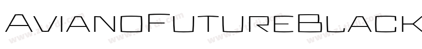 AvianoFutureBlackFas字体转换