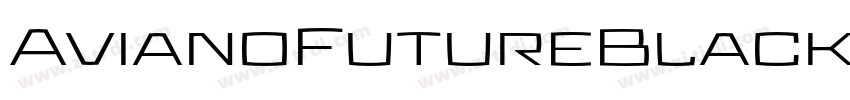 AvianoFutureBlackFas字体转换