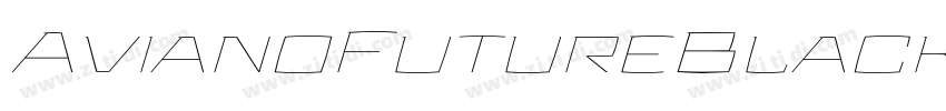 AvianoFutureBlackFas字体转换