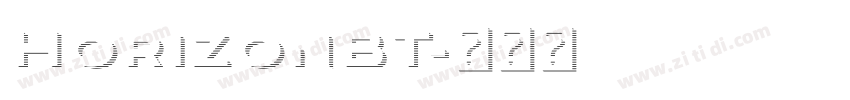 HorizonBT字体转换