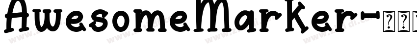AwesomeMarker字体转换
