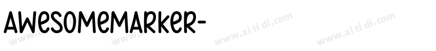 AwesomeMarker字体转换