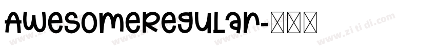 AwesomeRegular字体转换