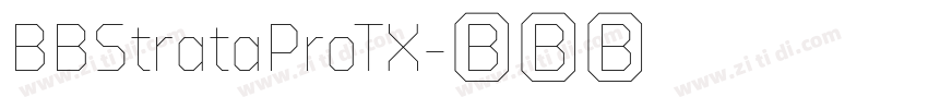 BBStrataProTX字体转换
