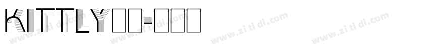 kittly原始字体转换