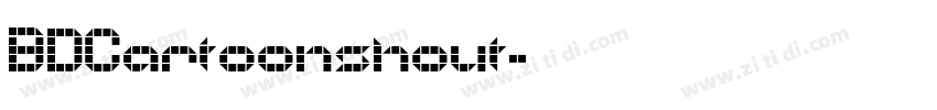 BDCartoonshout字体转换