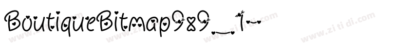 BoutiqueBitmap9x9_1字体转换
