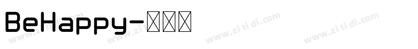 BeHappy字体转换
