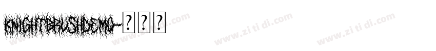 KnightBrushDemo字体转换