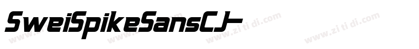 SweiSpikeSansCJ字体转换